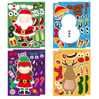 OP=OP Sticker Pret Sticker Set Kerst (8 stuks)