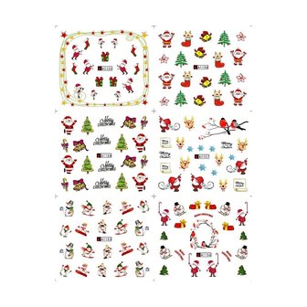 OP=OP Nagel Sticker Set Kerst 02 (12 vellen)