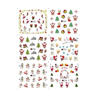 OP=OP Nagel Sticker Set Kerst 02 (12 vellen)