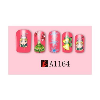 OP=OP Nagel Sticker Set Kerst 02 (12 vellen)