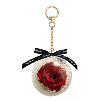 OP=OP Hanger Bol met roos model A (9cm) - Valentijnsdag - Moederdag TIP