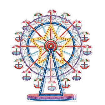 Diamond Painting Reuzenrad op standaard 01 (24cm)