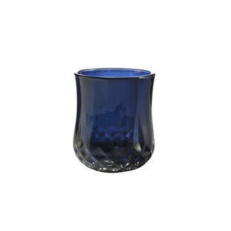 Goebel - Accessoires | Windlicht Theelicht blauw | Glas, 8cm, waxinelicht houder