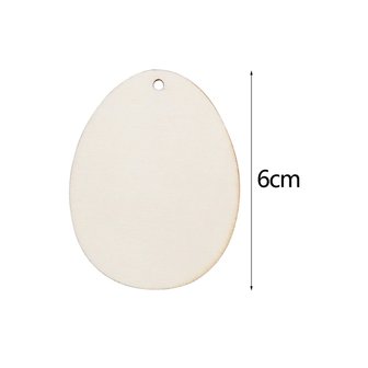 Houten Paasei hangers om zelf te beschilderen / kleuren (25 stuks/6cm)