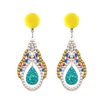 OP=OP Diamond Painting Oorbellen 01 (2 stuks)