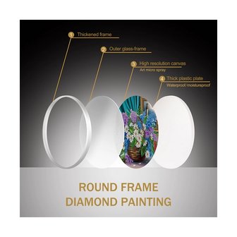 Diamond Painting Wandornamenten set Vlinders (2 stuks)