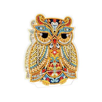 Diamond Painting Pennenbakje 03 Uil (14cm)