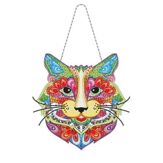 Diamond Painting Hangend Ornament Kat (30cm)
