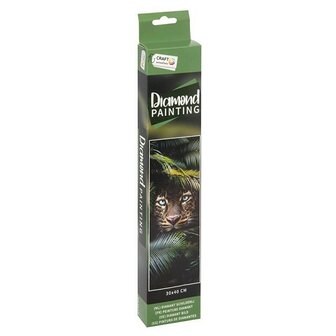 OP=OP Grafix Diamond Painting Panter 30x40cm - Rond