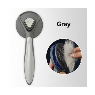 OP=OP Huisdier haar borstel Easy Clean (grijs)