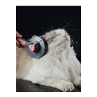 OP=OP Huisdier haar borstel Easy Clean (grijs)