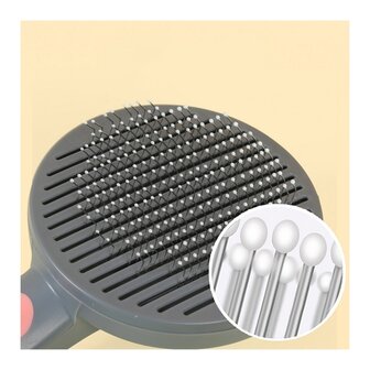 OP=OP Huisdier haar borstel Easy Clean (grijs)