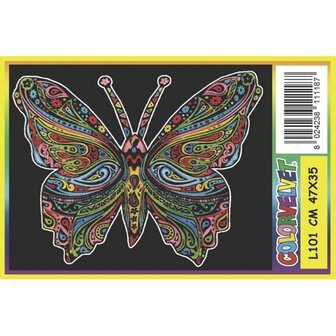 ColorVelvet Fluwelen kleurplaat groot L101 (47x35cm)