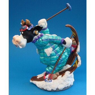 Decoratief beeld So&#039;Vache - Sport Koe Ski (16cm)