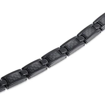 Magnetische Titanium (heren) armband Noah Zwart