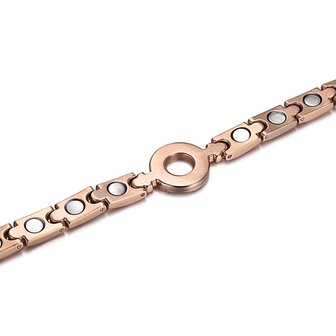 Magnetische Stalen (dames) armband Sophie