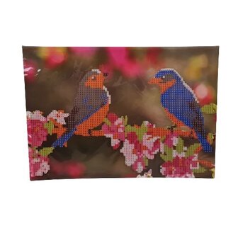 OP=OP Grafix Diamond Painting op karton A4 21x29cm (Vogel)