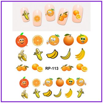 Nagel Sticker Set Fruit 02 (6 vellen)