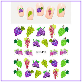 Nagel Sticker Set Fruit 02 (6 vellen)