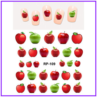 Nagel Sticker Set Fruit 02 (6 vellen)