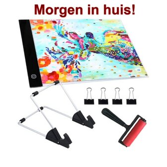OP=OP Diamond Painting A4 Lightpad Dimbaar Pro