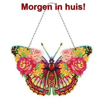 Diamond Painting Hangend Ornament Vlinder (30cm)