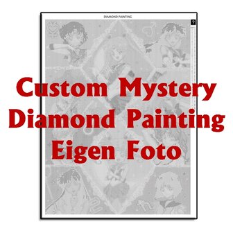 *Diamond Painting Eigen Foto Mystery (Custom) (Volledig)