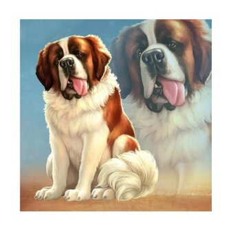 Diamond Painting Hond - Sint Bernard