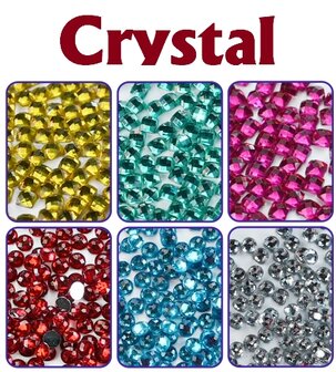 Crystal Diamond Painting Bloemen kleurrijk 02 (formaat naar keuze)