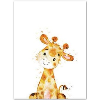 Diamond Painting Cartoon - Baby Giraf