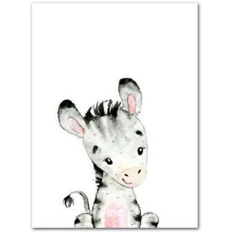 Diamond Painting Cartoon - Baby Zebra