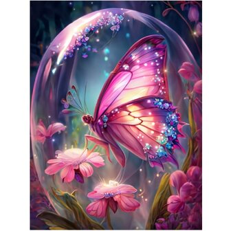 Diamond Painting Schitterende vlinders 04