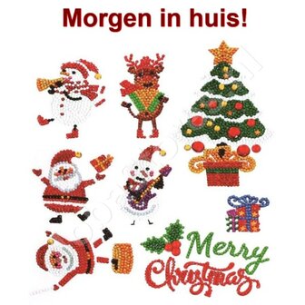 Diamond Painting Sticker Set Kerst 001