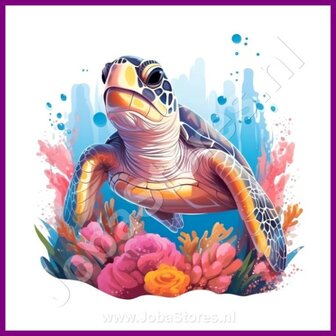 Diamond Painting Schattige Schildpad