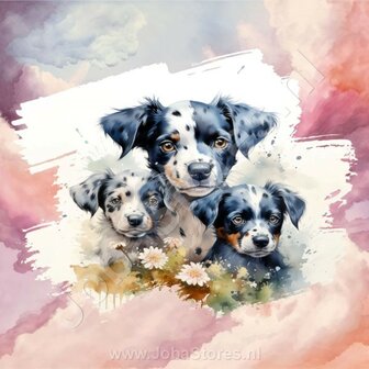 Diamond Painting Aquarel Hond - Dalmatier