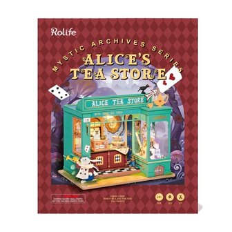 OP=OP Miniatuur zelfbouw huisje Rolife Alice&#039;s Tea Store