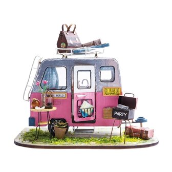 Miniatuur Zelfbouw huisje Rolife Happy Camper
