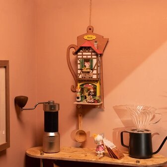 Miniatuur zelfbouw huisje Rolife Lazy Coffee House