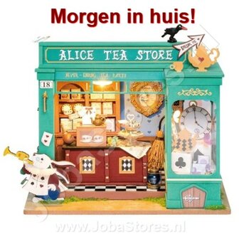 OP=OP Miniatuur zelfbouw huisje Rolife Alice&#039;s Tea Store