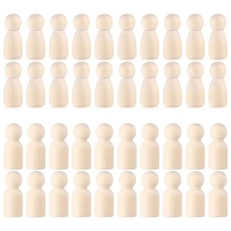 Peg Dolls 40 stuks