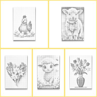 HappyDots DOT Painting Kleurboek Pasen/Lente