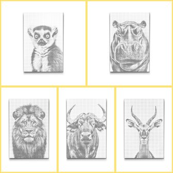 HappyDots DOT Painting Kleurboek Wildlife