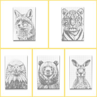 HappyDots DOT Painting Kleurboek Wildlife