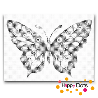 HappyDots DOT Painting Mandala Dieren 08 - Vlinder - 40x50cm