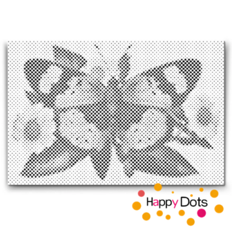 HappyDots DOT Painting Vlinders 03 - 20x30cm