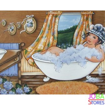 OP=OP Diamond Painting Dikke Dames 02 40x30cm