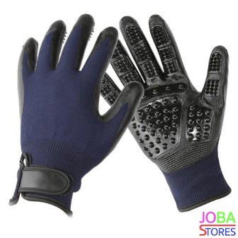 OP=OP Katten/Honden Grooming Handschoen Blauw (Rechtshandig)