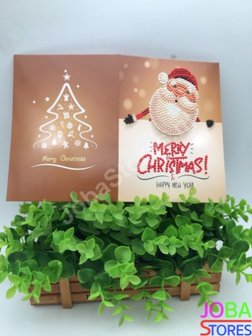 Diamond Painting Kerstkaarten set 01 (8 stuks)