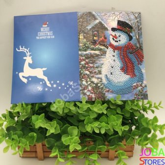 Diamond Painting Kerstkaarten set 01 (8 stuks)