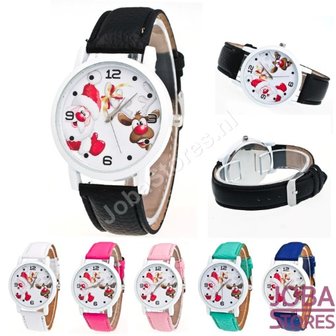 OP=OP Kerst Horloge 02 Licht Roze